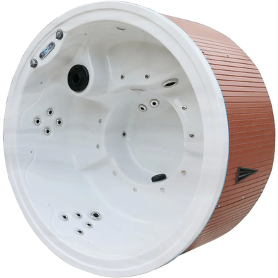 5~6 둥근 핫터브 야외 욕조 스파 욕조 2.5HP 펌프 2 레벨 단계