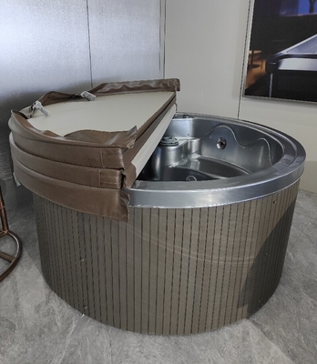 5~6 둥근 핫터브 야외 욕조 스파 욕조 2.5HP 펌프 2 레벨 단계